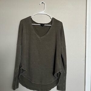Lucky Brand V neck long sleeve